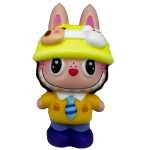 Jucarie Labubu Squishy Figurina antistres moale si colorata 9cm