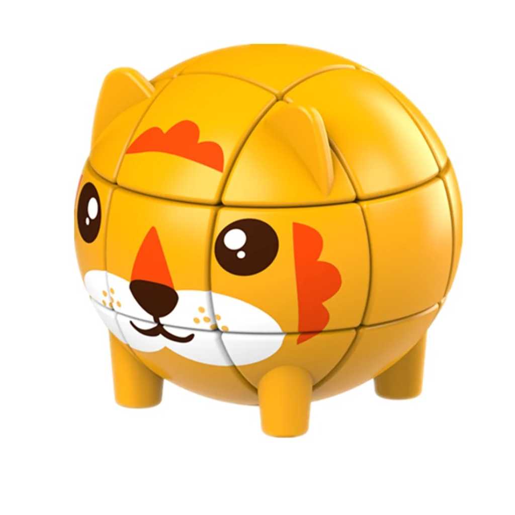 Animalutz Magic Cube Jucarie Puzzle 3D Cub Magic Rotativ Educativ tip Rubik