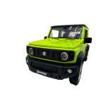 Macheta Suzuki Jimmy verde 1:24 replica metal lumini si sunete deschide usile - imagine 3