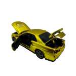 Macheta Nissan Skyline GTR R34 auriu scara 1:32 replica metal lumini si sunete usi deschise - imagine 8