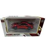 Macheta Nissan GTR R34 rosu scara 1:32 replica metal lumini si sunete usi deschise - imagine 3