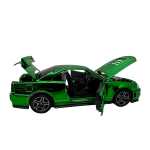 Macheta Nissan GTR R34 verde scara 1:32 replica metal lumini si sunete usi deschise - imagine 10
