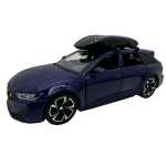 Macheta Audi RS6 1:32 albastra replica metal lumini si sunete usi deschise portbagaj functional
