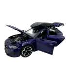 Macheta Audi RS6 1:32 albastra replica metal lumini si sunete usi deschise portbagaj functional - imagine 5