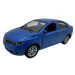 Macheta KIA Cerato albastra 1:32 metal sunete si lumini deschide usile