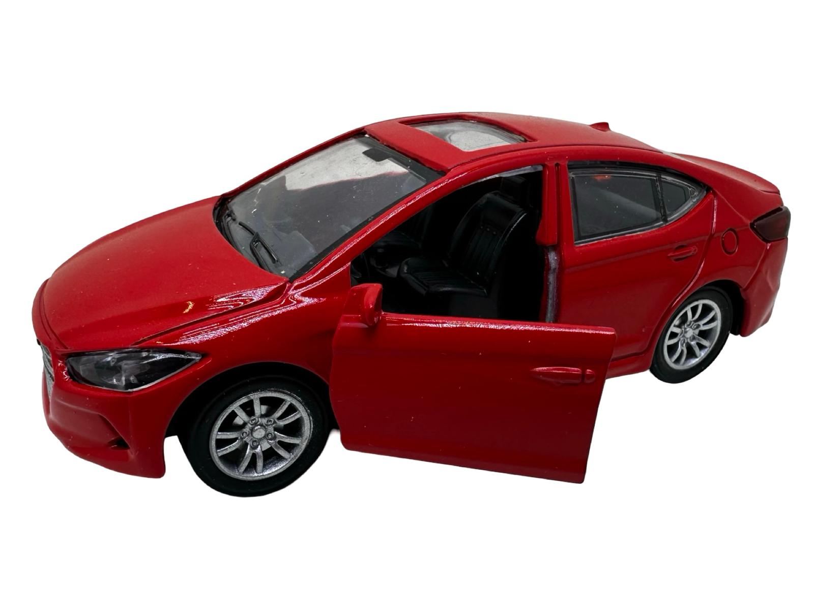 Macheta Hyundai Elantra Rosie 1:32 Replica Metal Lumini Si Sunete