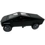 Macheta Tesla Cybertruck neagra replica metal scara 1:36 - imagine 4