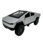 Macheta Tesla Cybertruck gri replica metal scara 1:36 - imagine 4