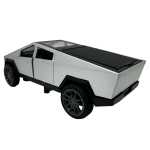 Macheta Tesla Cybertruck gri replica metal scara 1:36 - imagine 5