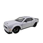 Macheta Dodge Charger SRT 1:24 gri replica metal lumini si sunete usi deschise - imagine 2