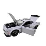 Macheta Dodge Charger SRT 1:24 gri replica metal lumini si sunete usi deschise - imagine 10