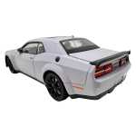 Macheta Dodge Charger SRT 1:32 gri replica metal lumini si sunete usi deschise