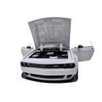 Macheta Dodge Charger SRT 1:24 gri replica metal lumini si sunete usi deschise - imagine 17