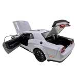 Macheta Dodge Charger SRT 1:24 gri replica metal lumini si sunete usi deschise - imagine 11