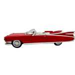 Macheta Cadillac Eldorado 1:24 rosie replica metal lumini si sunete usi deschise - imagine 5