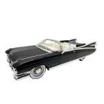 Macheta Cadillac Eldorado 1:24 neagra replica metal lumini si sunete usi deschise