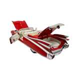 Macheta Cadillac Eldorado 1:24 rosie replica metal lumini si sunete usi deschise