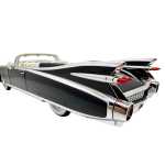 Macheta Cadillac Eldorado 1:24 neagra replica metal lumini si sunete usi deschise - imagine 6