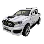 Macheta Ford Ranger Raptor 1:32 replica metal lumini si sunete usi deschise bena functionala