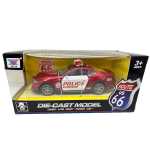 Macheta Ford Mustang de politie rosu resort 1/43 - imagine 3