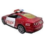 Macheta Ford Mustang de politie rosu resort 1/43 - imagine 7