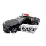 Macheta Ford Mustang politie negru sunet lumini deschide usile resort 1/43 - imagine 6