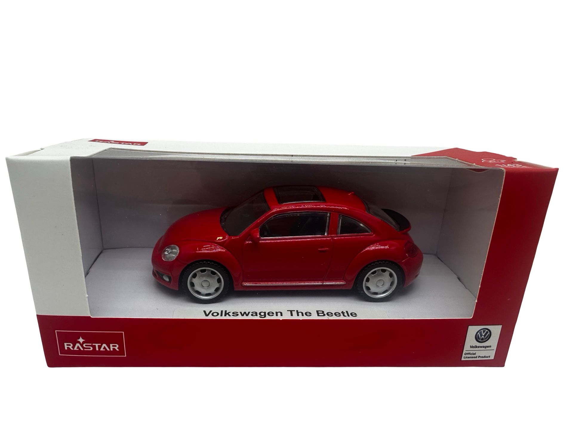 IMG-20251104-WA0380 Volkswagen Beetle Rastar roșu 1/43