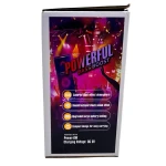 Boxa portabila copii cu microfon karaoke, lumini ambientale si acumulator reincarcabil - imagine 4