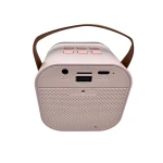 Boxa portabila copii cu microfon karaoke, lumini ambientale si acumulator reincarcabil - imagine 8