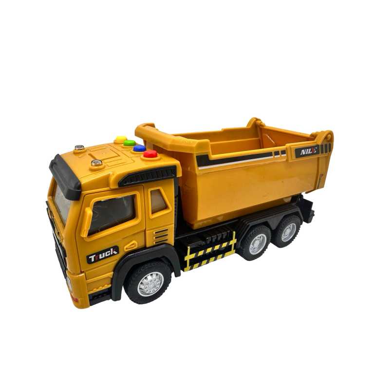 Camion Basculanta Constructii, lumini si sunete, 20 cm