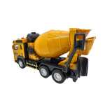 Camion betoniera galben cu lumini si sunete, tambur rotativ, jucarie constructii pentru copii - imagine 5