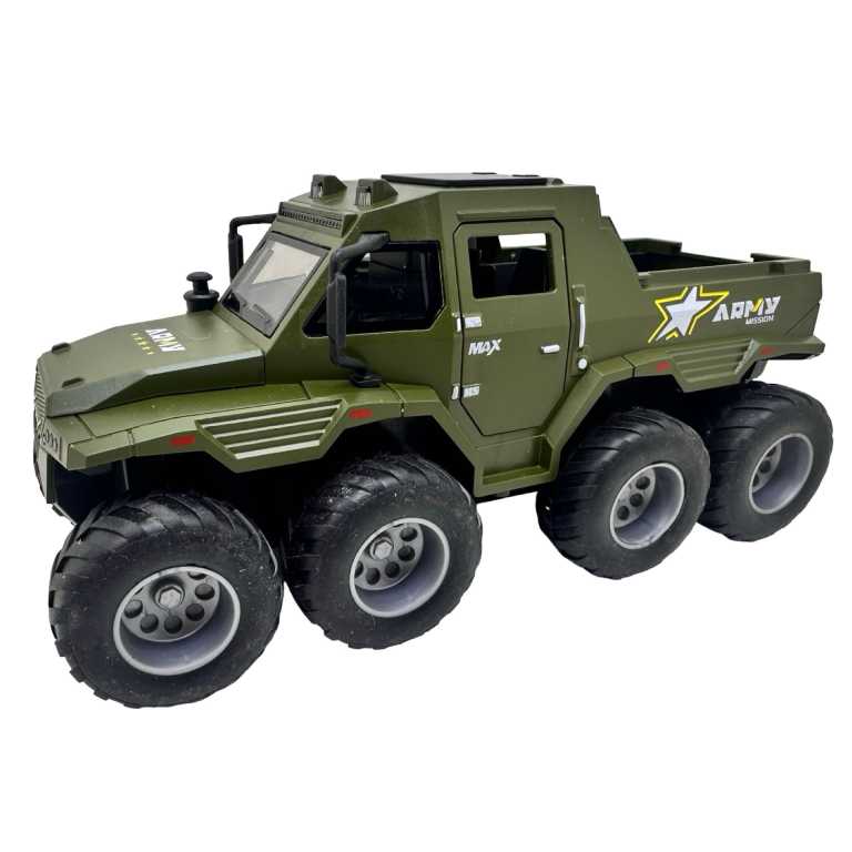 Masina militara 8x8 Army Mission cu design tactic – jucarie off-road pentru copii