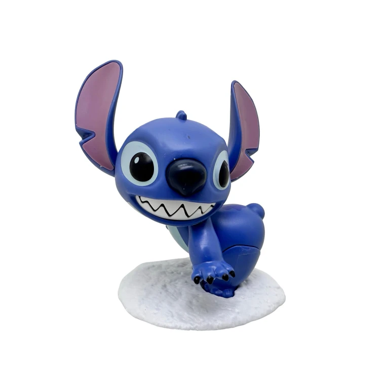 Figurina Stitch jucarie cu cheita care rade