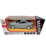 Macheta BMW M8 Coupe Gri 1:32 replica metal lumini si sunete, usi deschise