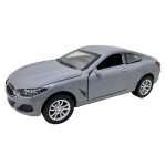 Macheta BMW M8 Coupe Gri 1:32 replica metal lumini si sunete, usi deschise
