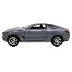 Macheta BMW M8 Coupe Gri 1:32 replica metal lumini si sunete, usi deschise - imagine 5