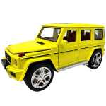 Macheta Jeep Mercedes G63 AMG 1:24 replica metal sunete si lumini, usi si capota deschise