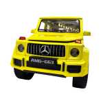 Macheta Mercedes G class galben 1:24 replica metal sunete si lumini, usi si capota deschise - imagine 5
