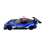Macheta Masina Politie Aston Martin Walkyrie 1:22 replica metal lumini si sunete, usi deschise - imagine 5