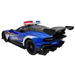 Macheta Masina Politie Aston Martin Walkyrie 1:22 replica metal lumini si sunete, usi deschise - imagine 6