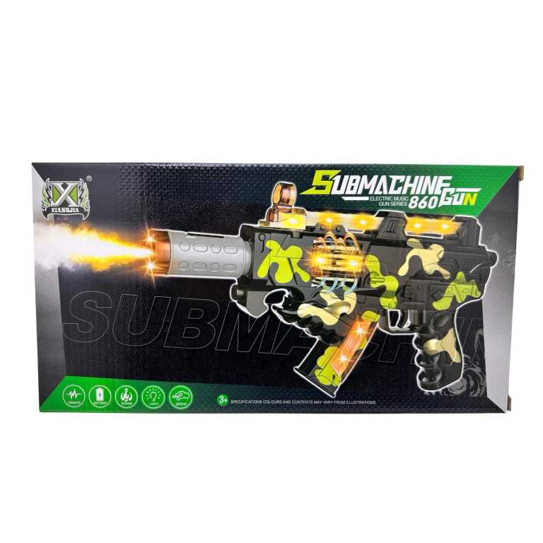 Pusca mitraliera electrica cu lumini si vibratii 860 Gun