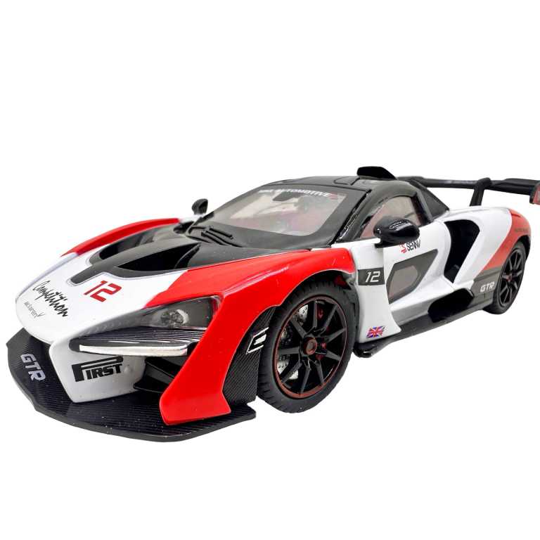 Macheta McLaren P1 1:32 replica metal lumini si sunete, deschide usile