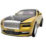 Macheta Rolls-Royce Wraith auriu 1:32  replica metal cu lumini sunete si usi deschise - imagine 5