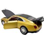 Macheta Rolls-Royce Wraith auriu 1:32  replica metal cu lumini sunete si usi deschise - imagine 9