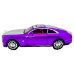 Macheta Rolls-Royce Wraith mov 1:32 replica metal cu lumini sunete si usi deschise - imagine 5