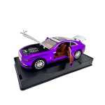 Macheta Rolls-Royce Wraith mov 1:32 replica metal cu lumini sunete si usi deschise - imagine 7