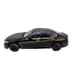 Macheta BMW M8 Gran Coupe negru MHB 800 1:32 replica metal lumini si sunete, fum, usi deschise - imagine 6