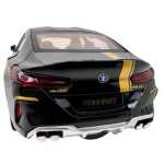 Macheta BMW M8 Gran Coupe negru MHB 800 1:32 replica metal lumini si sunete, fum, usi deschise - imagine 10