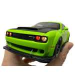 Macheta Dodge SRT Hellcat verde 1:32 – Replica metal cu lumini, usi si capota functionale - imagine 7