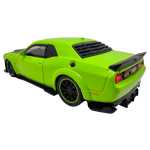 Macheta Dodge SRT Hellcat verde 1:32 – Replica metal cu lumini, usi si capota functionale - imagine 11